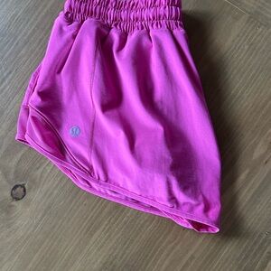 lululemon athletica Women's Vibrant Pink Athletic Shorts